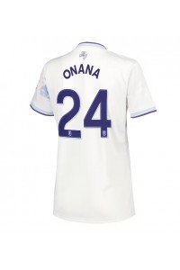 Aston Villa Amadou Onana #24 Voetbaltruitje 3e tenue Dames 2025-26 Korte Mouw